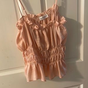Pink Vestique Puff Top